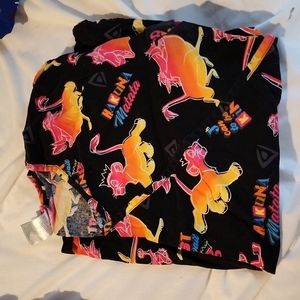 Lion king scrub top size M